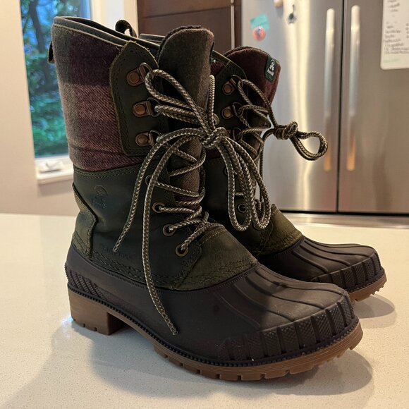 Kamik Sienna 2 Winter Boots, Green Khaki - Picture 1 of 6